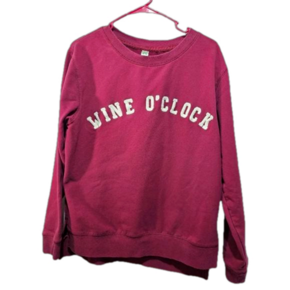 GreenTea Tops - GreenTea Wine Sweatshirt